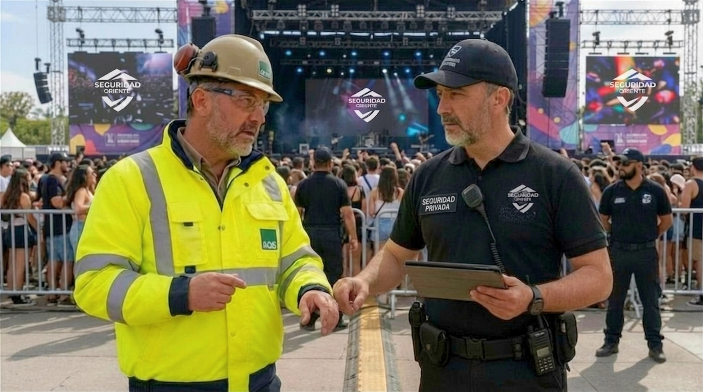 Guardias de seguridad para eventos en Santiago con certificación OS10